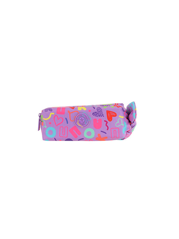 Kaukko Brokar Ribbon Kalem Çantası Lilac K2695