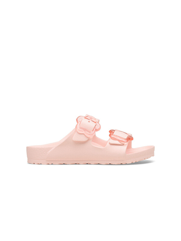 Birkenstock Kız Çocuk Terlik 1031271 ARIZONA KIDS EVA FLOWER BUCKLE LIGHT ROSE