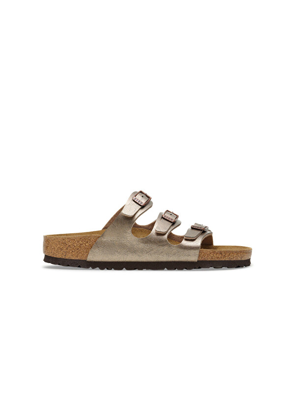 Birkenstock Kadın Terlik 1030352 FLORIDA BF GRACEFUL TAUPE
