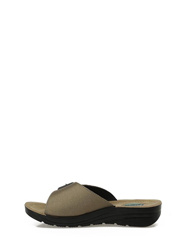 609003.Z5PR Bronz Kadın Ev Terliği - Görsel 4