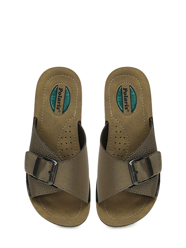 609003.Z5PR Bronz Kadın Ev Terliği - Görsel 5