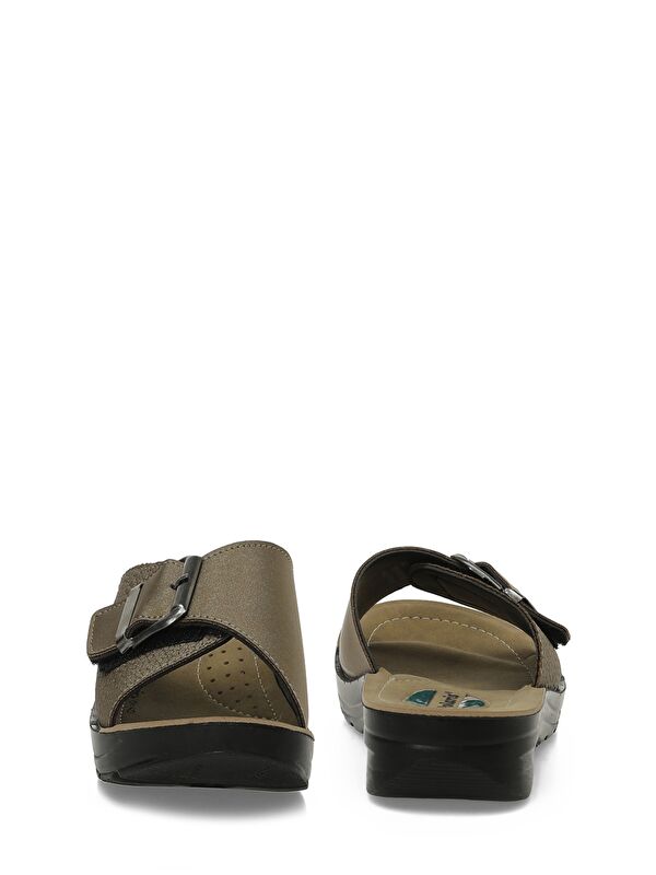 609003.Z5PR Bronz Kadın Ev Terliği - Görsel 6