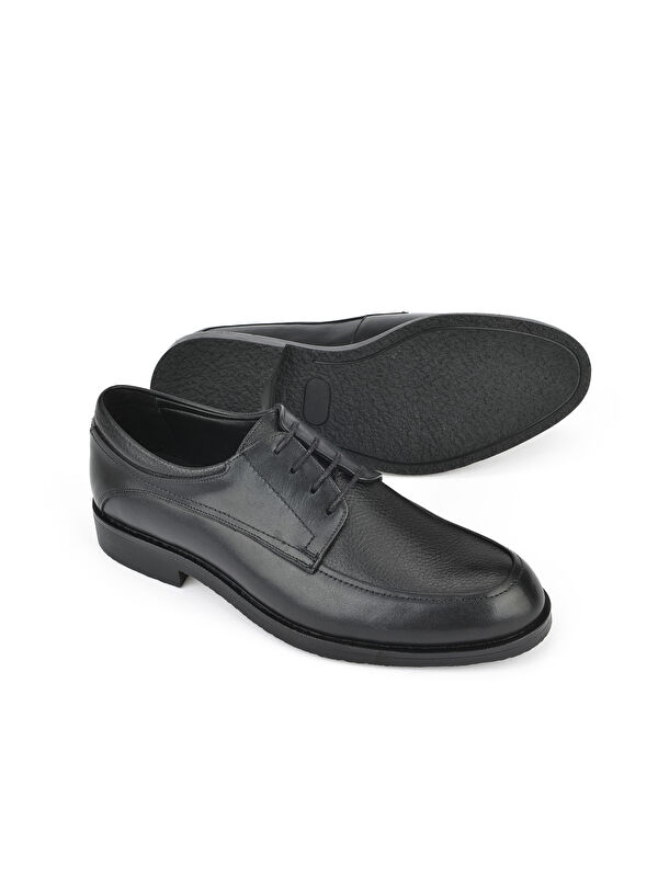 Erkek Hakiki Deri Ayakkabı 143745Z0938 Siyah - Görsel 3