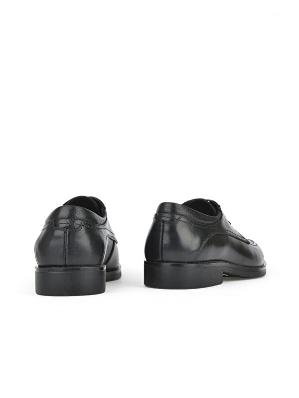 Erkek Hakiki Deri Ayakkabı 143745Z0938 Siyah - Görsel 4