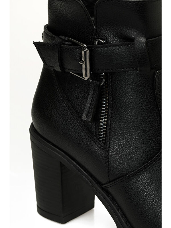 318259.Z 5PR Siyah Kadın Topuklu Bot - Görsel 8