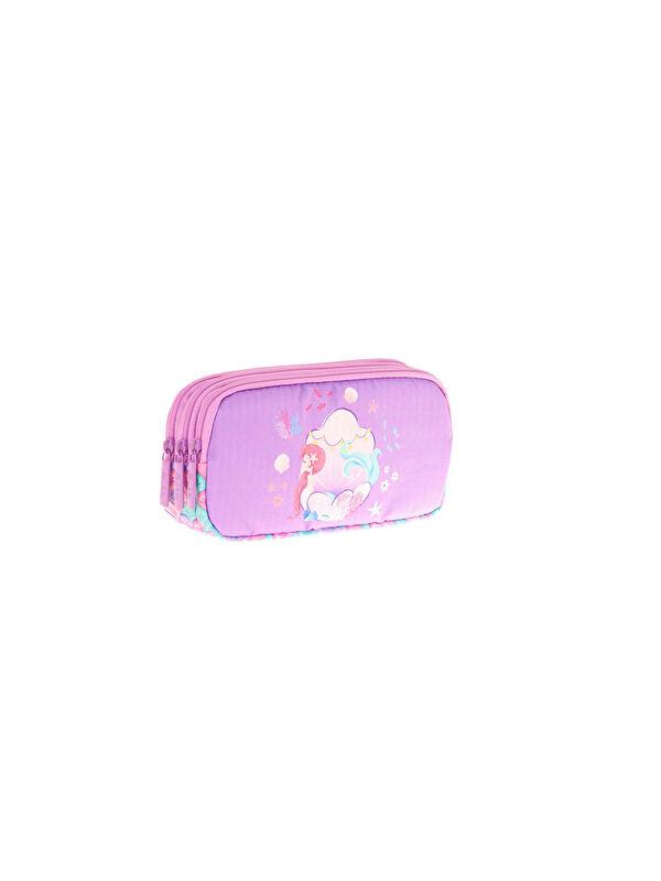 Kaukko Kids 3 Bölmeli Kalem Çantası Cheerful Merm L8225