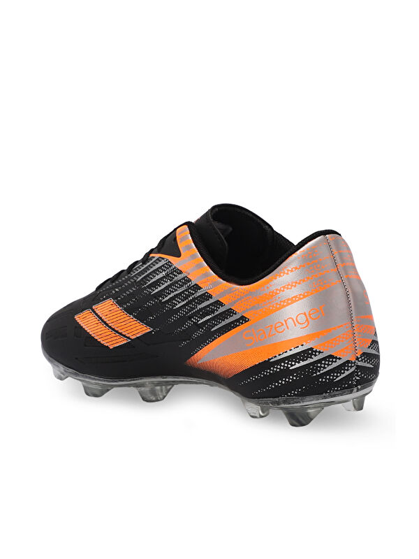 CAMBLY Erkek Futbol Ayakkabı Siyah / Turuncu - Görsel 4