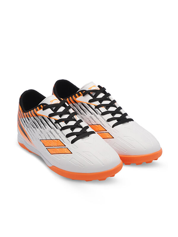 CAMBLY Erkek Futbol Ayakkabı Beyaz / Turuncu - Görsel 3