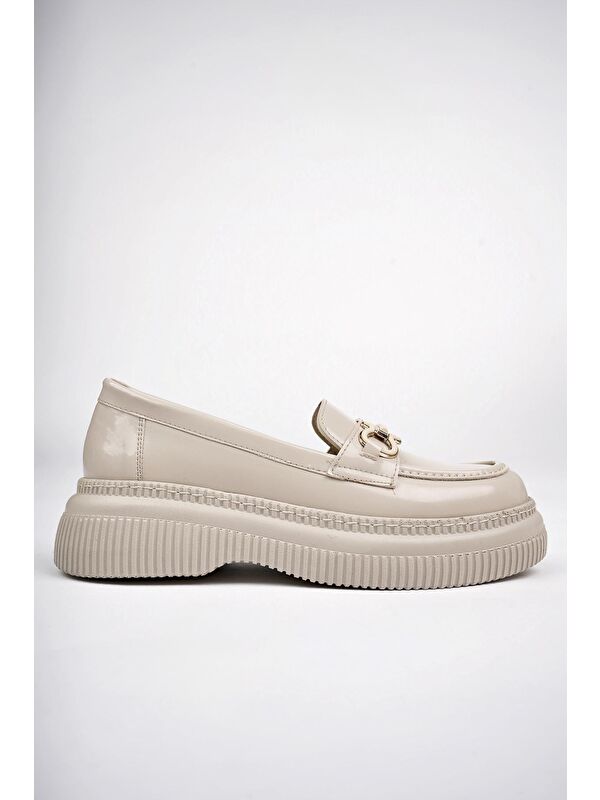 PEGULA Kadın Loafer Kalın Taban Günlük Rahat Ayakkabı - Görsel 3