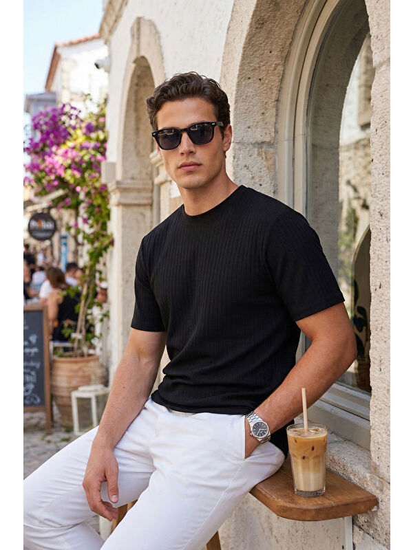 Buratti Pamuklu Regular Fit Bisiklet Yaka T Shirt 5904068