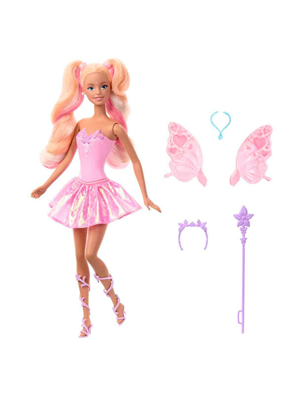 BARBIE Barbie Renk Değiştiren Peri Kızı Bebek JCP76