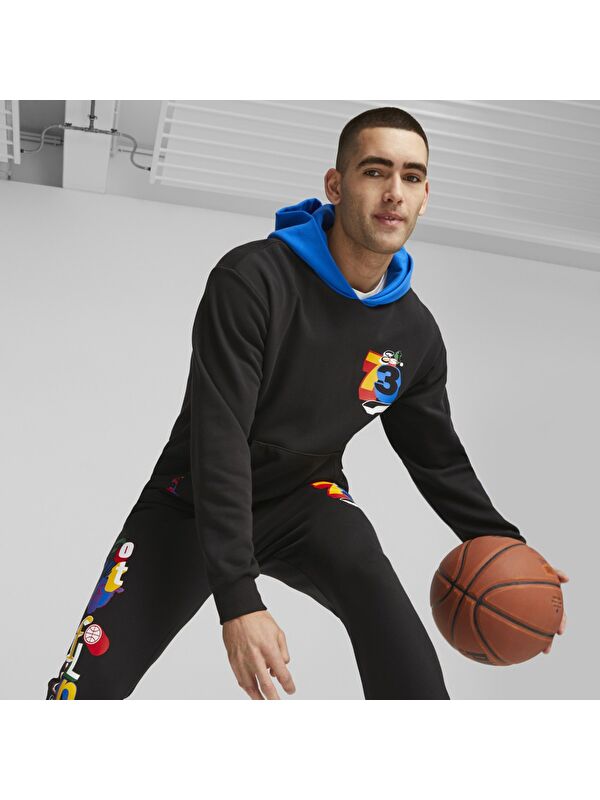 Puma Trash Talk 1 Erkek Siyah Kapüşonlu Hoodie