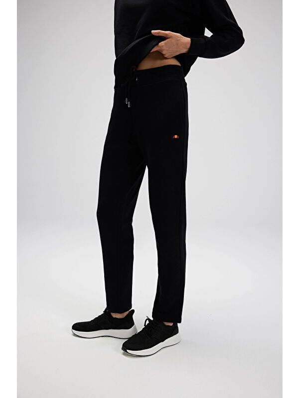 Ellesse Pamuklu Regular Fit Normal Bel Düz Paça Eşofman Altı EF556-BK