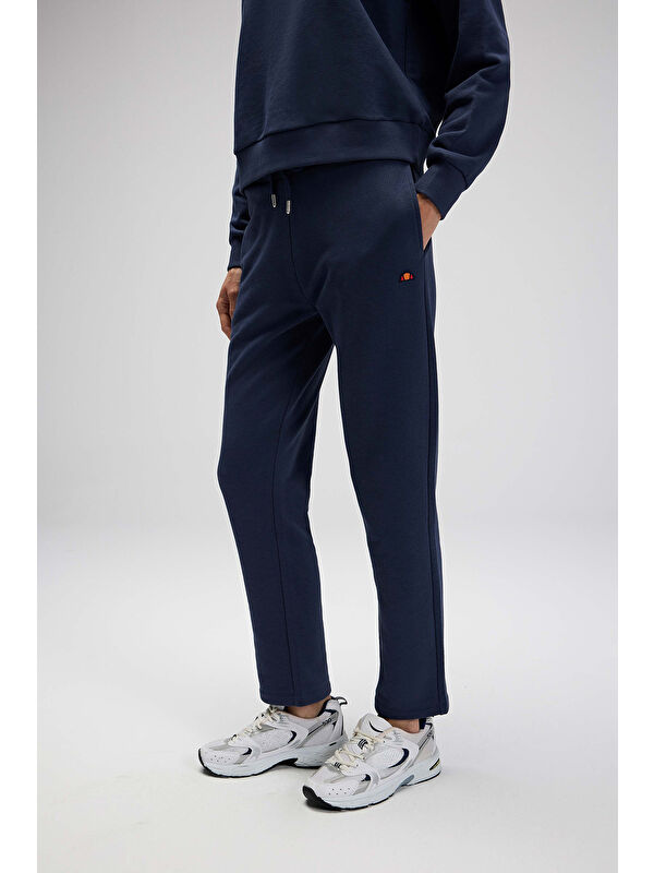 Ellesse Pamuklu Regular Fit Normal Bel Düz Paça Eşofman Altı EF556-NV