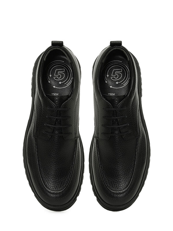 109014.M 5PR Siyah Erkek Rahat Ayakkabı - Görsel 5