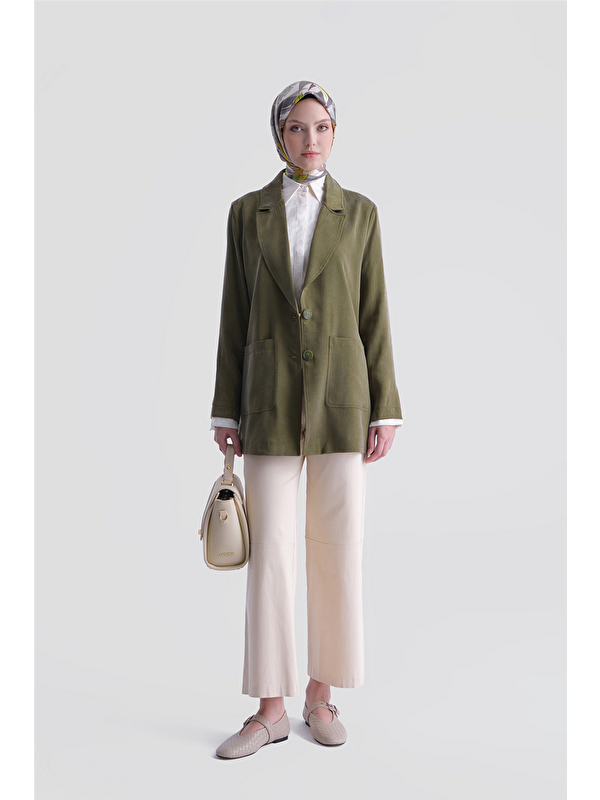 ARMİNE Kupra Blazer Ceket Haki