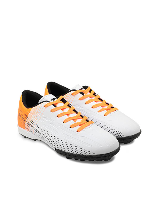 SCORE I HS Erkek Futbol Ayakkabı Beyaz / Turuncu - Görsel 3