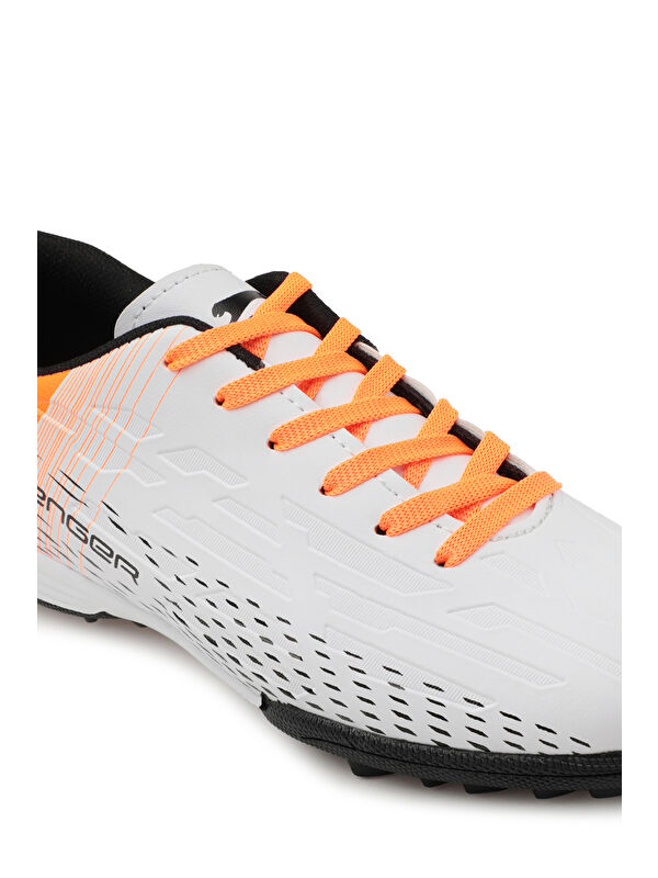 SCORE I HS Erkek Futbol Ayakkabı Beyaz / Turuncu - Görsel 5