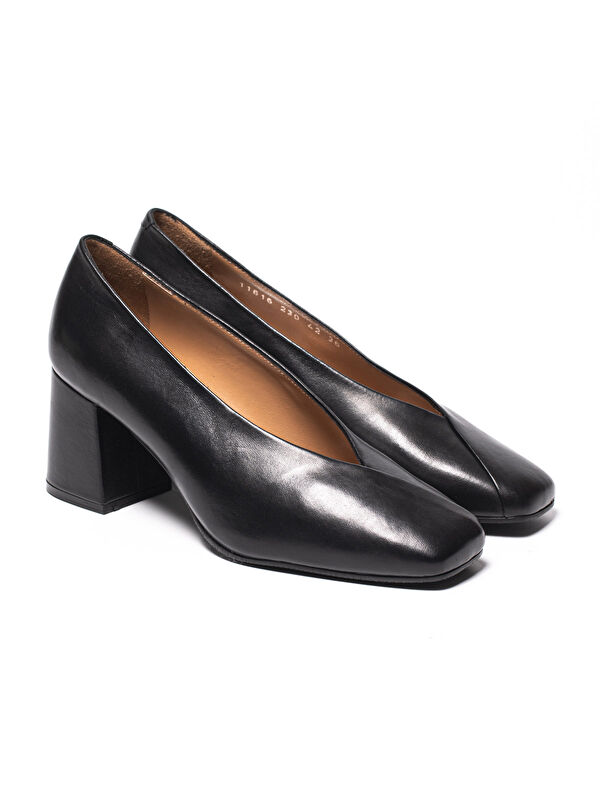 Chiara Bellini Siyah Chiara Bellini Stiletto Kadın Topuklu/ 230 42 Leather