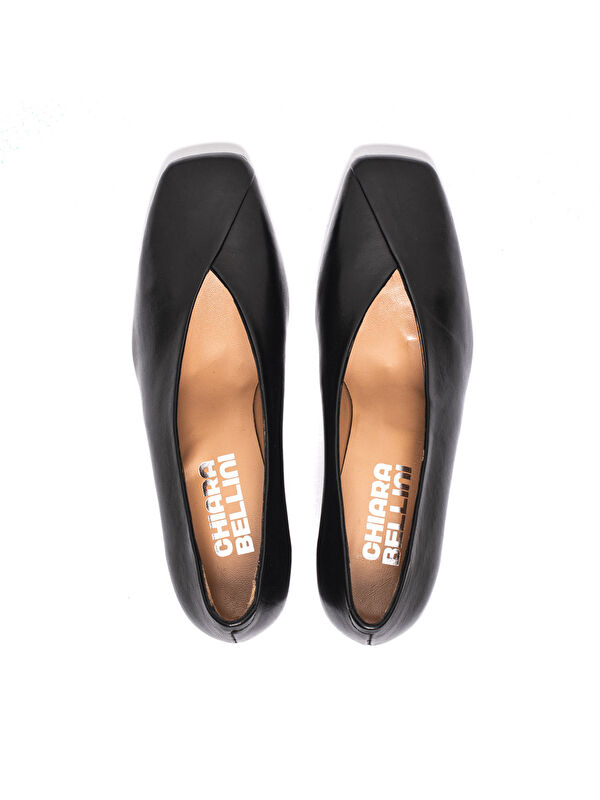 Chiara Bellini Siyah Chiara Bellini Stiletto Kadın Topuklu/ 230 42 Leather