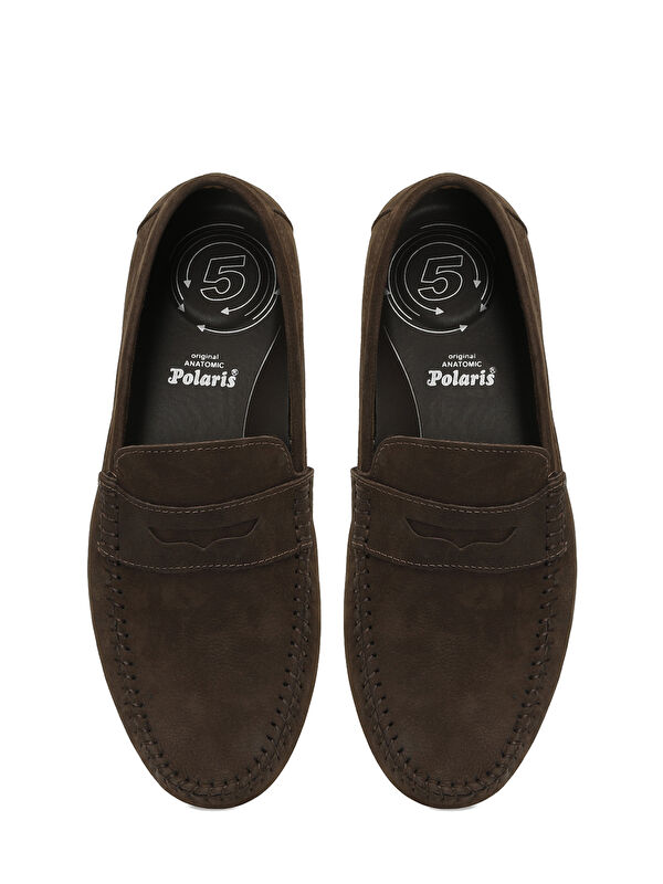 108061N.M 5FX Kahverengi Erkek Rahat Ayakkabı - Görsel 5