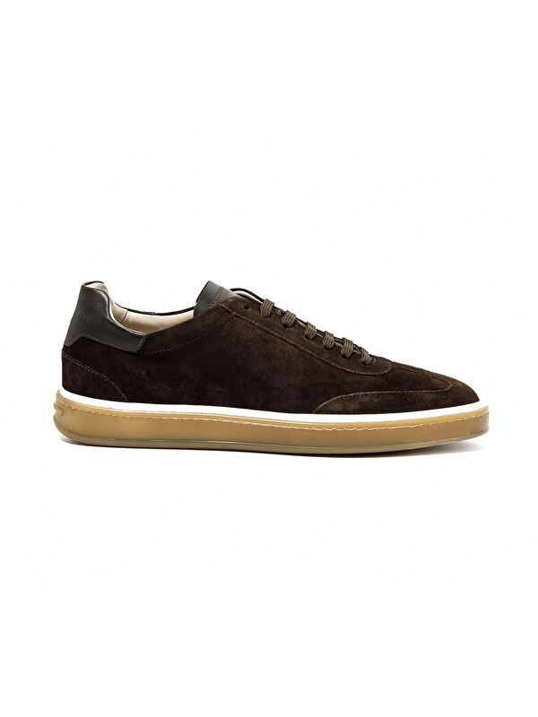 Giuseppe Mengoni Erkek Sneaker ( Günlük) MO-26550A001-26550 Kahve Süet