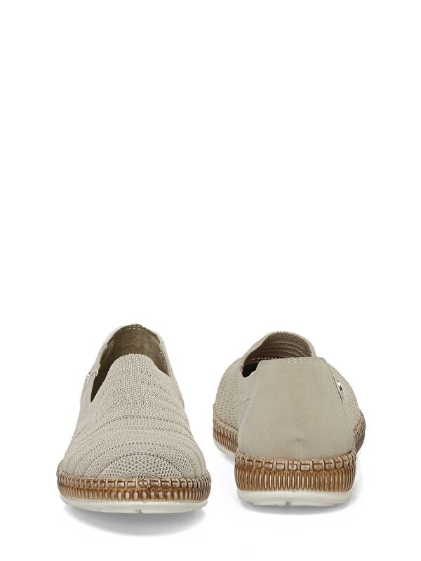 105463.Z5FX Bej Kadın Düz Ayakkabı - Görsel 6