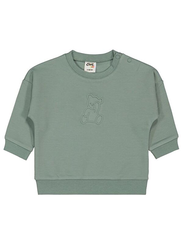 Civil Baby Teddy Baskılı 6-18 Ay Sweatshirt