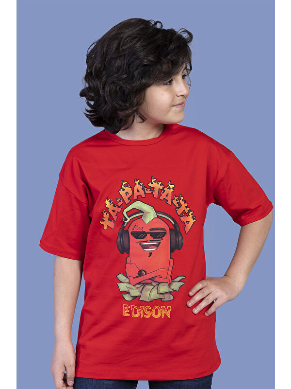 Toontoykids Erkek Çocuk Baskılı Tişört