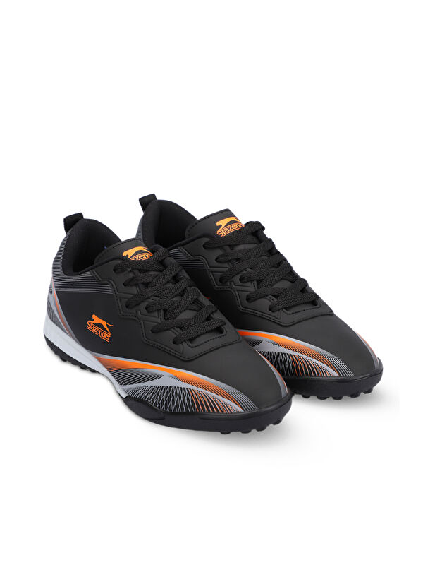 MARCELL HS Erkek Futbol Ayakkabı Siyah / Turuncu - Görsel 3