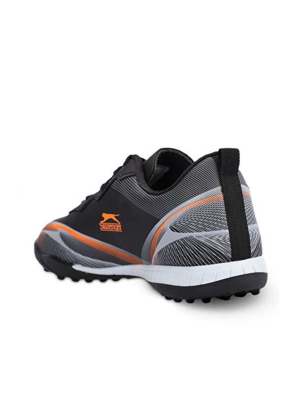 MARCELL HS Erkek Futbol Ayakkabı Siyah / Turuncu - Görsel 4