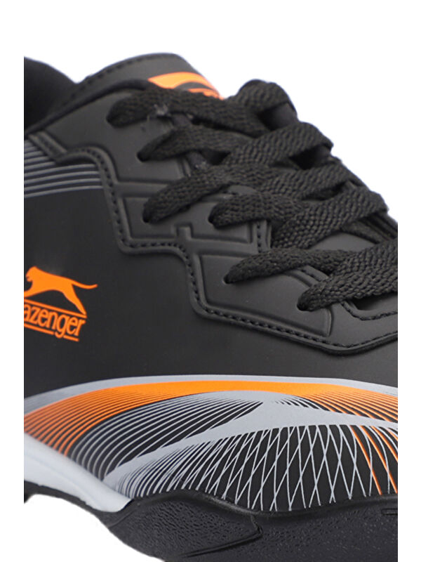 MARCELL HS Erkek Futbol Ayakkabı Siyah / Turuncu - Görsel 5