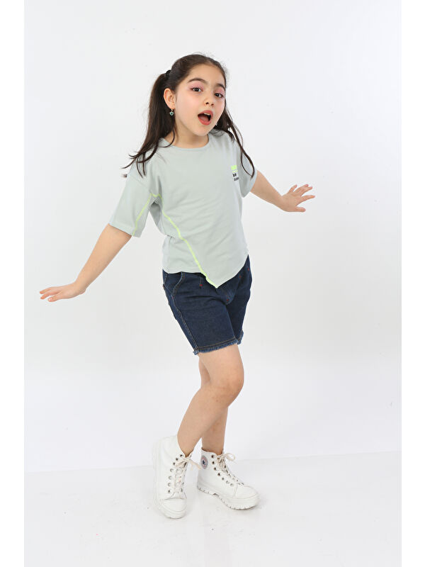 Toontoykids Kız Çocuk Enjoyment Baskılı Tişört