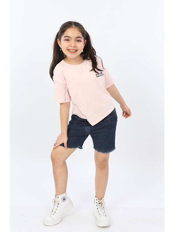 Toontoykids Kız Çocuk Enjoyment Baskılı Tişört