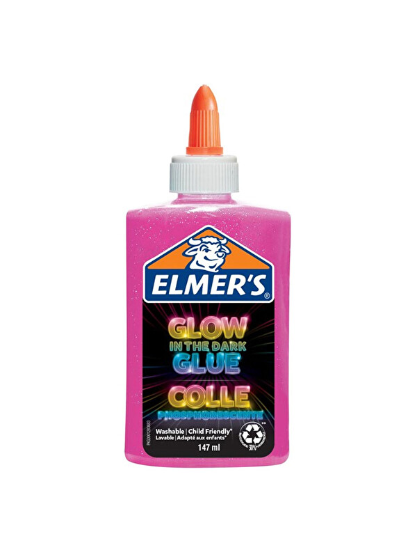 Elmers Karanlıkta Parlayan Yapıştırıcı 147Ml Pembe 2162079