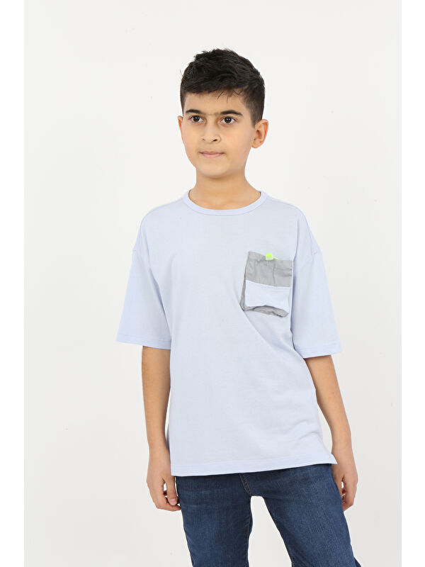 Toontoykids Erkek Çocuk Göğsü Cepli Tişört