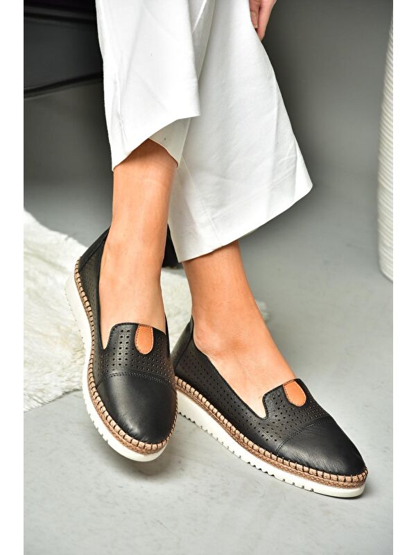 P5555001 Siyah Kadın Ayakkabı - Görsel 6