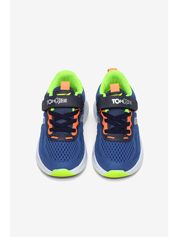 Tonny Black Beyaz Tonny Black Rahat Kalip Çocuk Unisex Nefes Alabilen Cırtlı Bağcıklı Sneaker