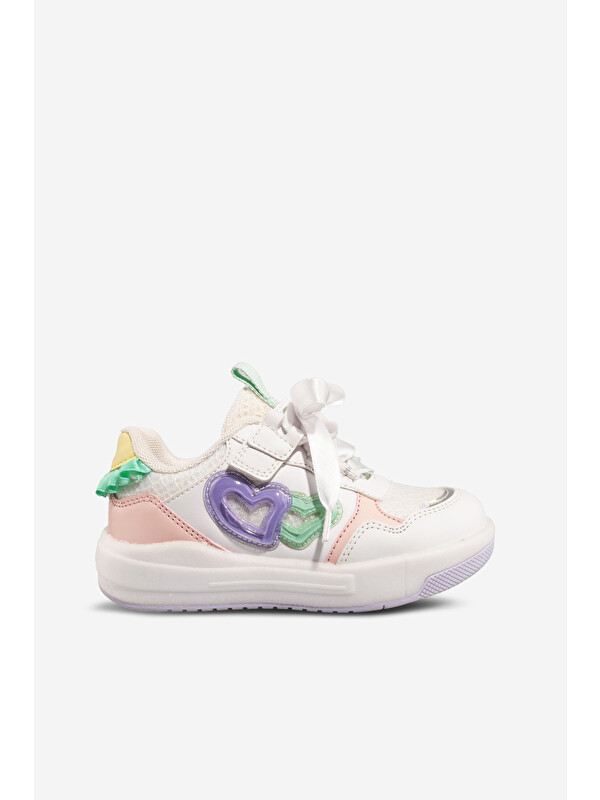 Vicco Tracy Işıklı Kız Bebek Beyaz Sneaker