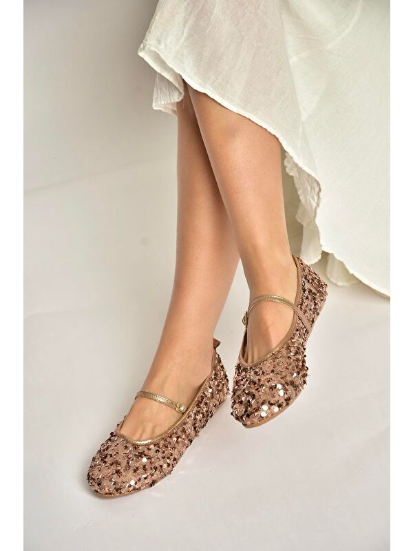 Fox Shoes Sarı Fox Shoes Babet Kadın Y250322040