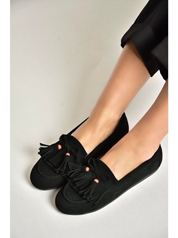 Fox Shoes Siyah Fox Shoes Babet Kadın Y996271002