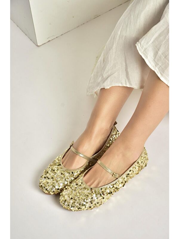 Fox Shoes Sarı Fox Shoes Babet Kadın Y250322040