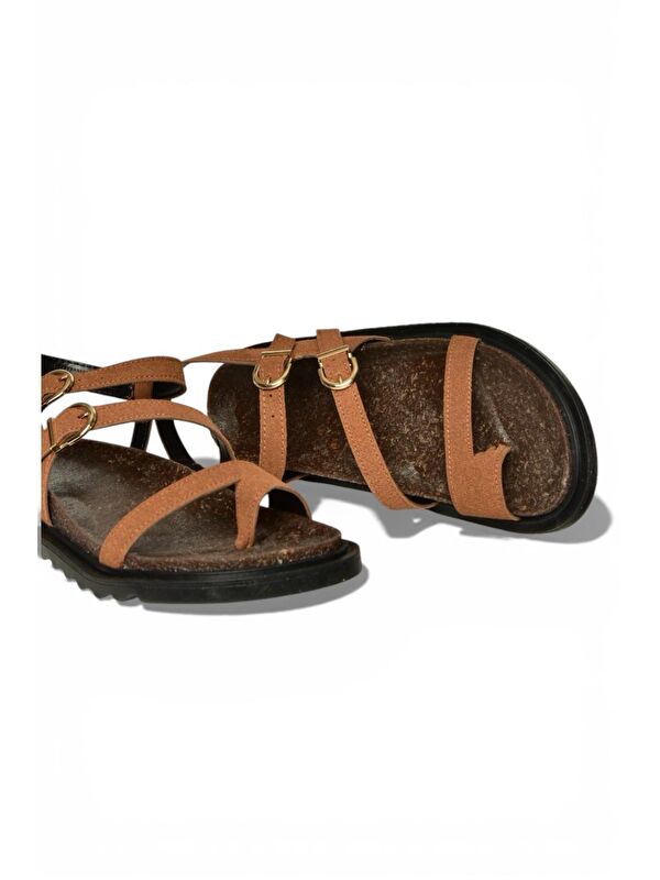 Fox Shoes Kahverengi Fox Shoes Sandalet Kadın Y250504002