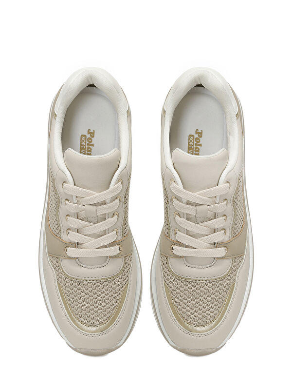 325536.Z 5FX Bej Kadın Sneaker - Görsel 5