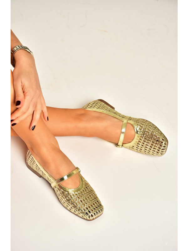 Fox Shoes Siyah Fox Shoes Babet Kadın Y726431709