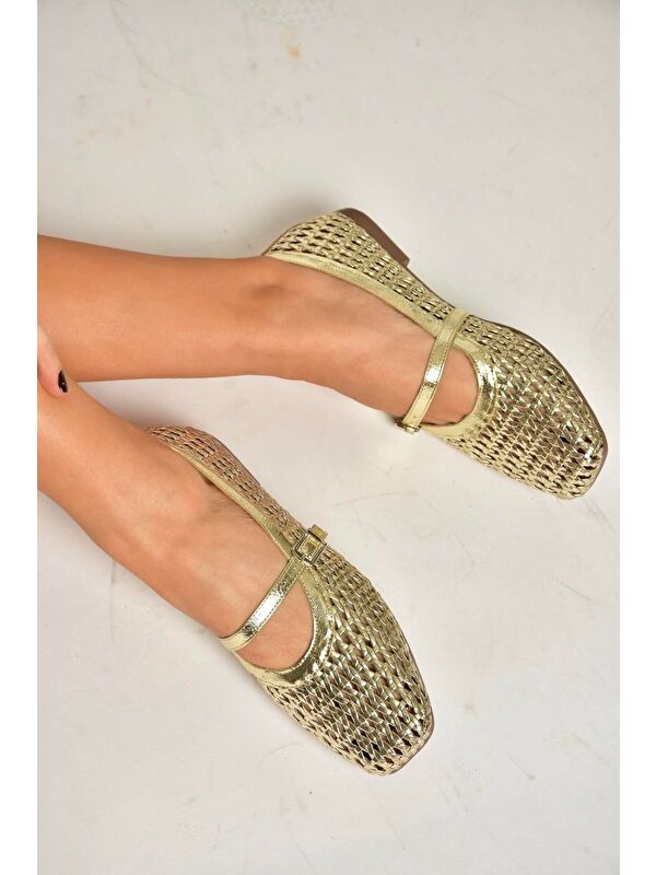 Fox Shoes Siyah Fox Shoes Babet Kadın Y726431709