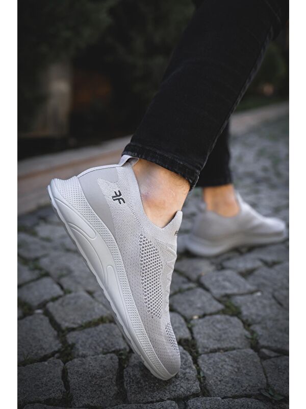 Ossa Slip On Nefes Alan Kalın Taban Erkek Sneaker - Görsel 4