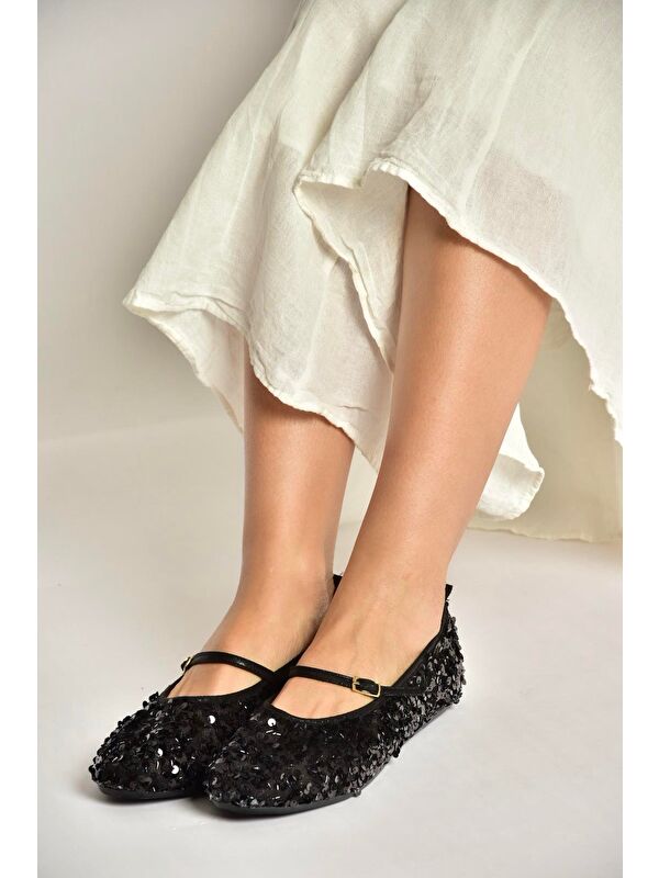 Fox Shoes Sarı Fox Shoes Babet Kadın Y250322040