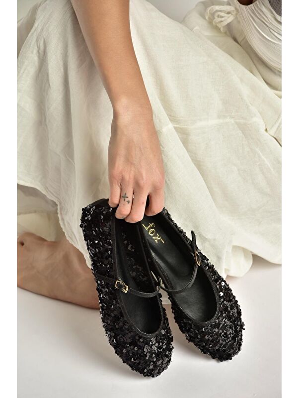 Fox Shoes Sarı Fox Shoes Babet Kadın Y250322040