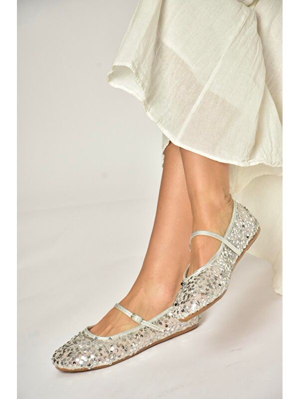 Fox Shoes Sarı Fox Shoes Babet Kadın Y250322040